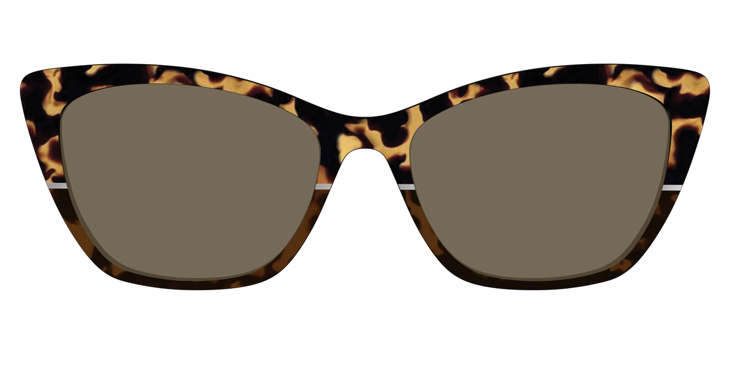 The Polarized Chic Tortoise Split Sun Top