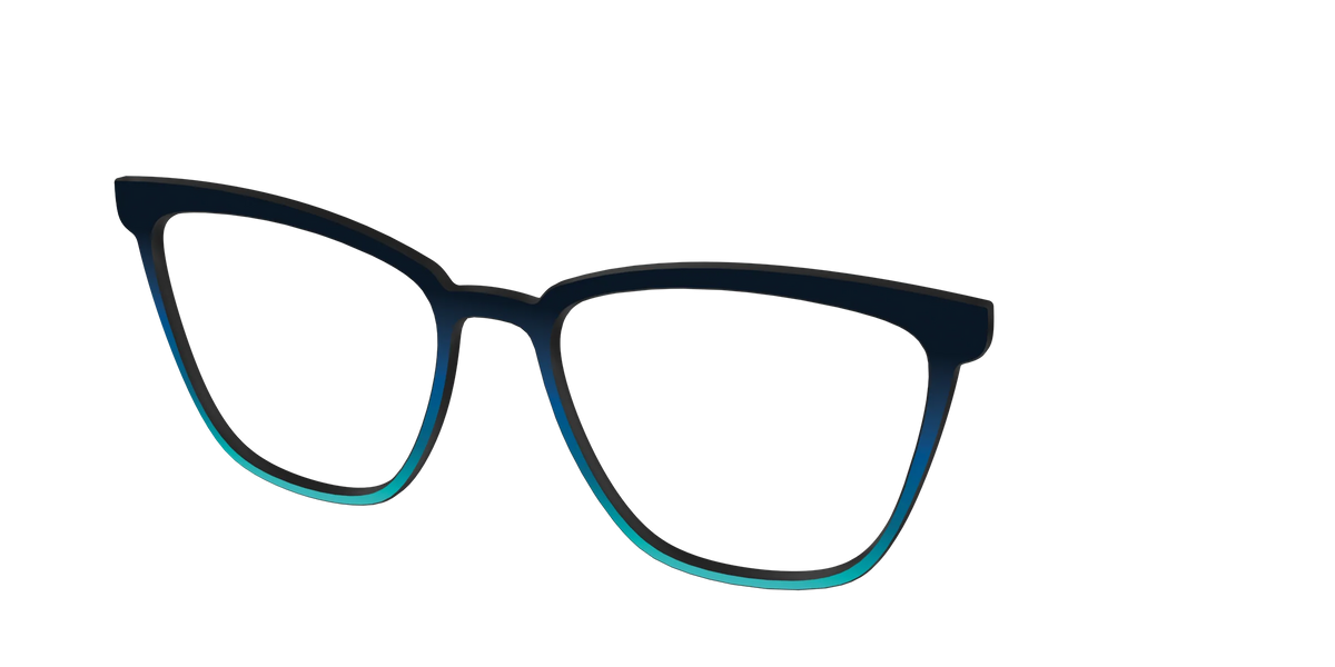 The Royal Blue to Seafoam Gradient