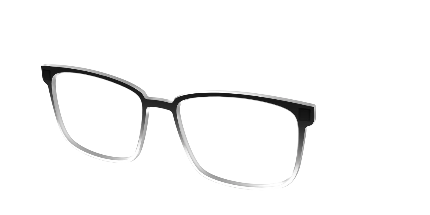 The Black Gradient Crystal
