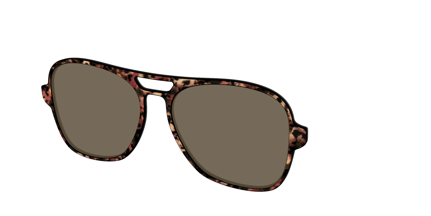 The Polarized Sienna Tortoise Sun Top
