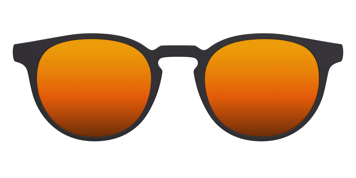 The Polarized Orange Reflective Sun Top