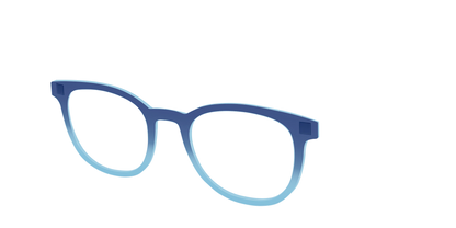 The Indigo to Sky Blue Gradient Crystal