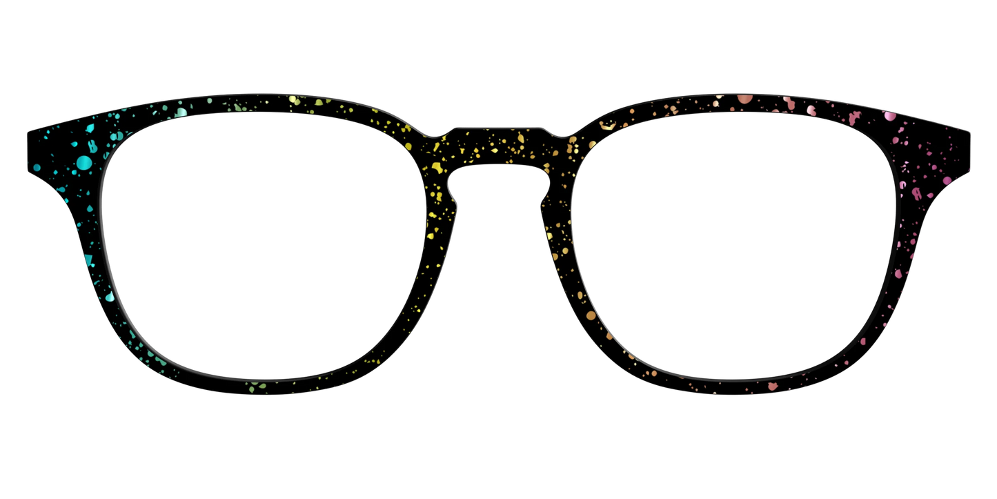 The Rainbow Foil Splatter