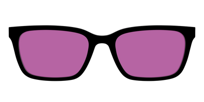 The Black with Violet Golf Lens