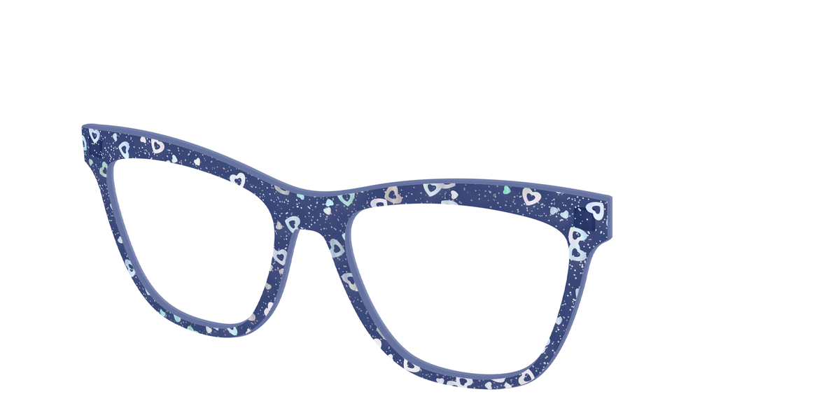 The Denim Heart Glitter Crystal
