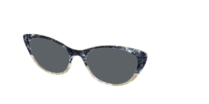 The Polarized Navy to Taupe Pearl Split Sun Top