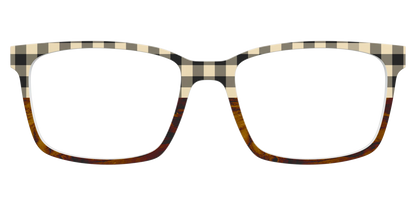The Ivory Plaid Wood Split