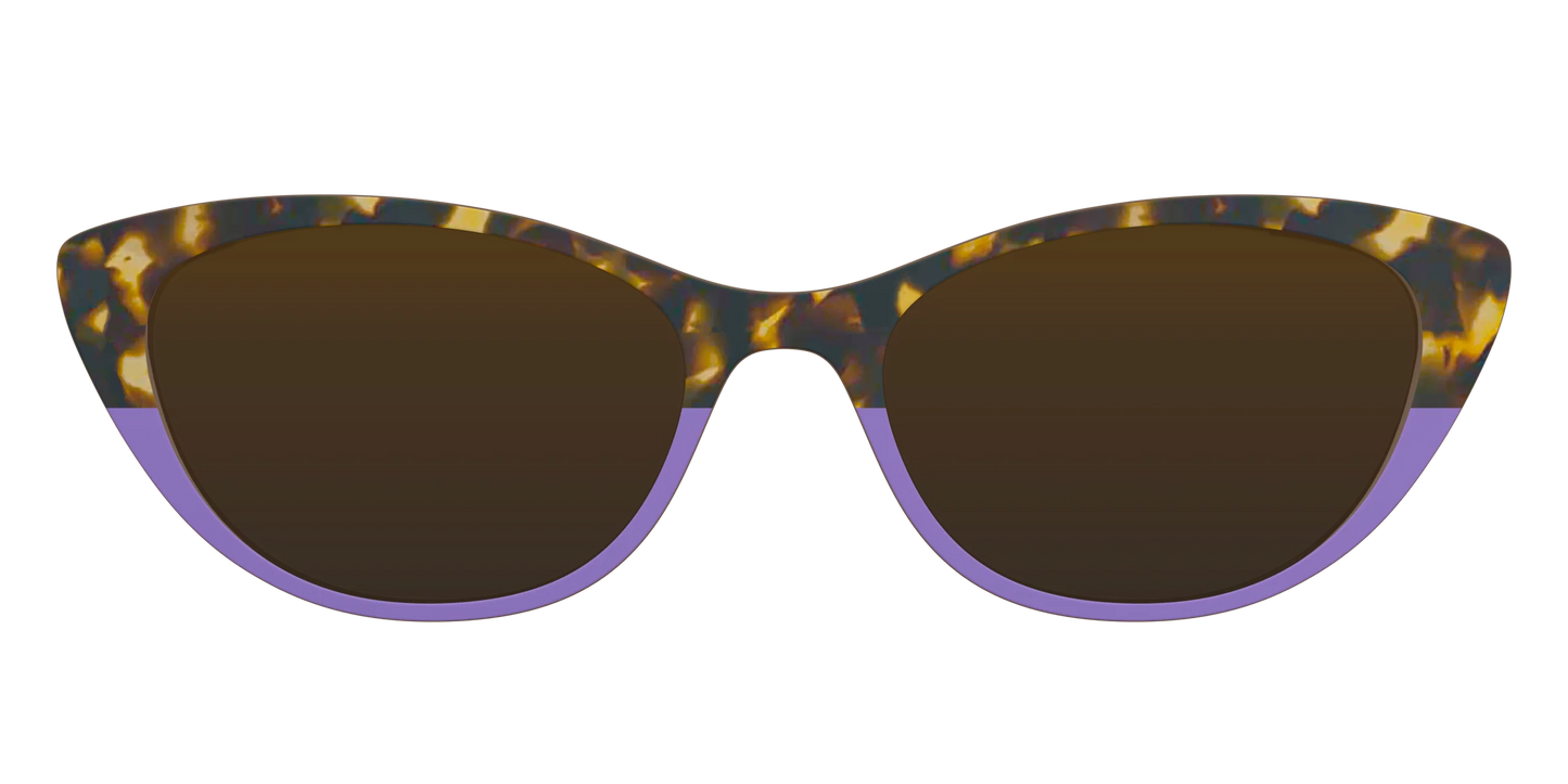 The Polarized Lavender Tortoise Split Sun Top