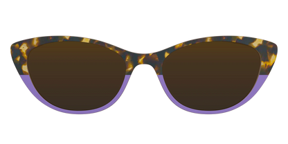 The Polarized Lavender Tortoise Split Sun Top