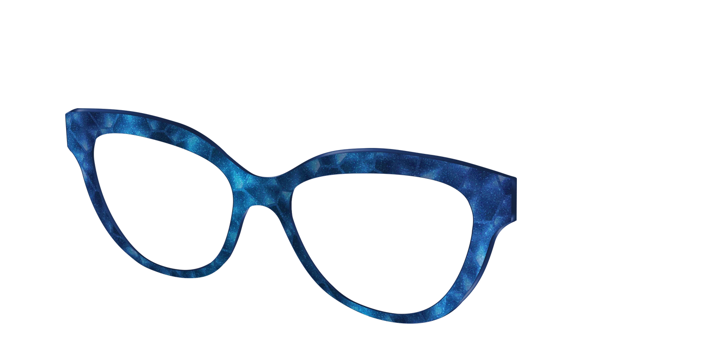 The Shimmering Cobalt Hexagons