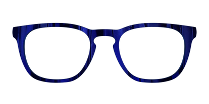 The Indigo Moire Stripes