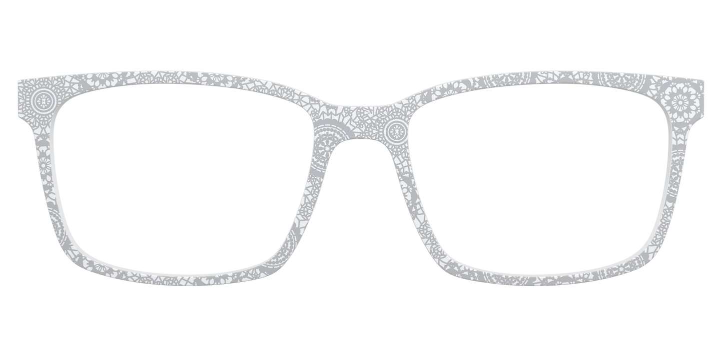 The Pale Gray Medallion Lace