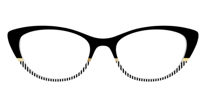 The Chic Stripes Crystal with Gold Foil