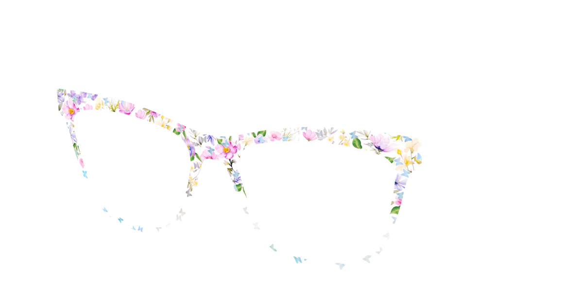 The Delicate Flower Crown with Butterfly Glitter