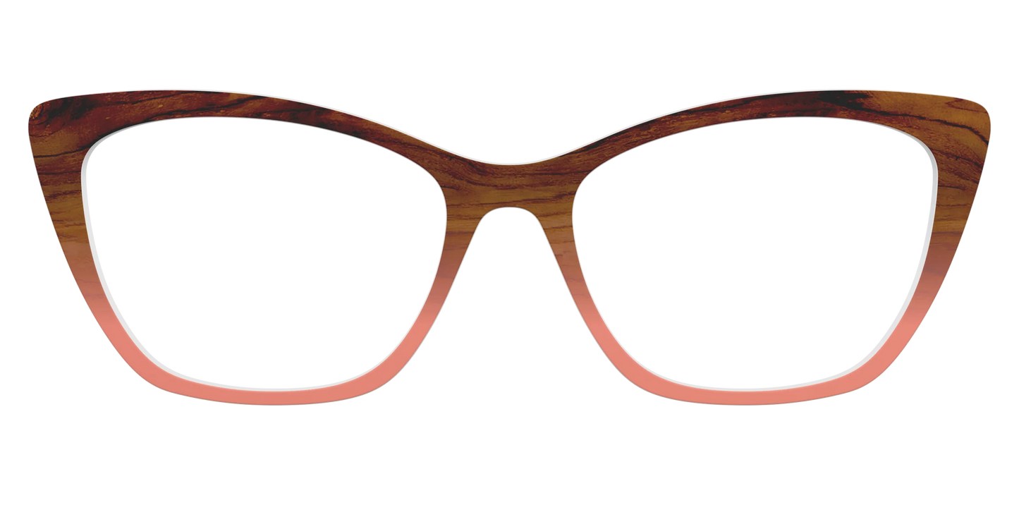 The Woodgrain to Peach Gradient