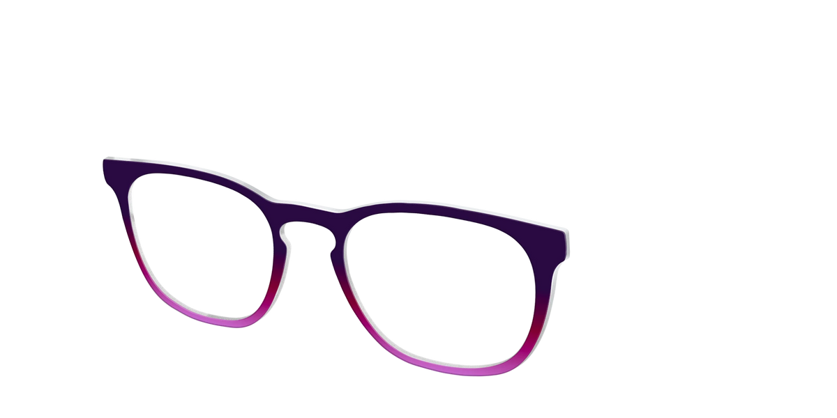 The Black To Jungle Orchid Gradient