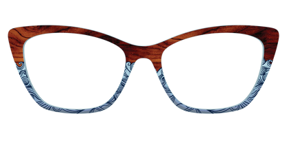 The Blue Wood Waves Crystal