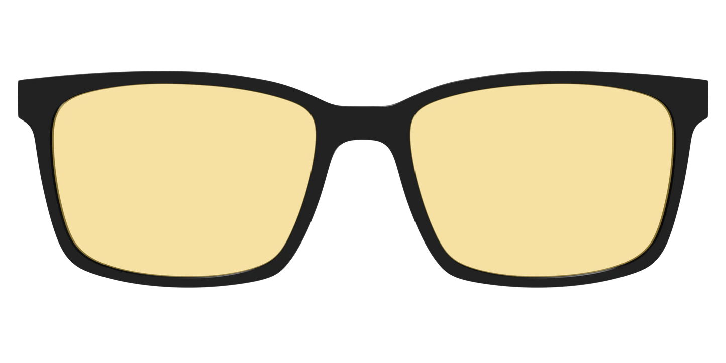 The Black With Citrine Yellow Lens