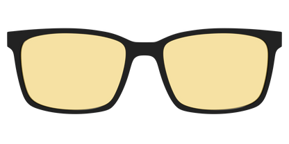 The Black With Citrine Yellow Lens