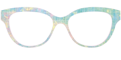 The Pastel Gradient with Holographic Hatching