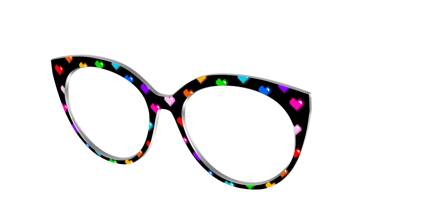 The 8-Bit Rainbow Hearts