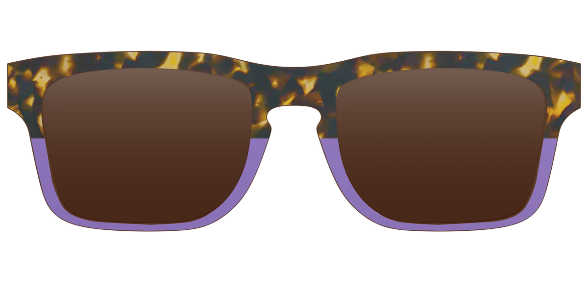 The Polarized Lavender Tortoise Split Sun Top