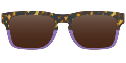 The Polarized Lavender Tortoise Split Sun Top