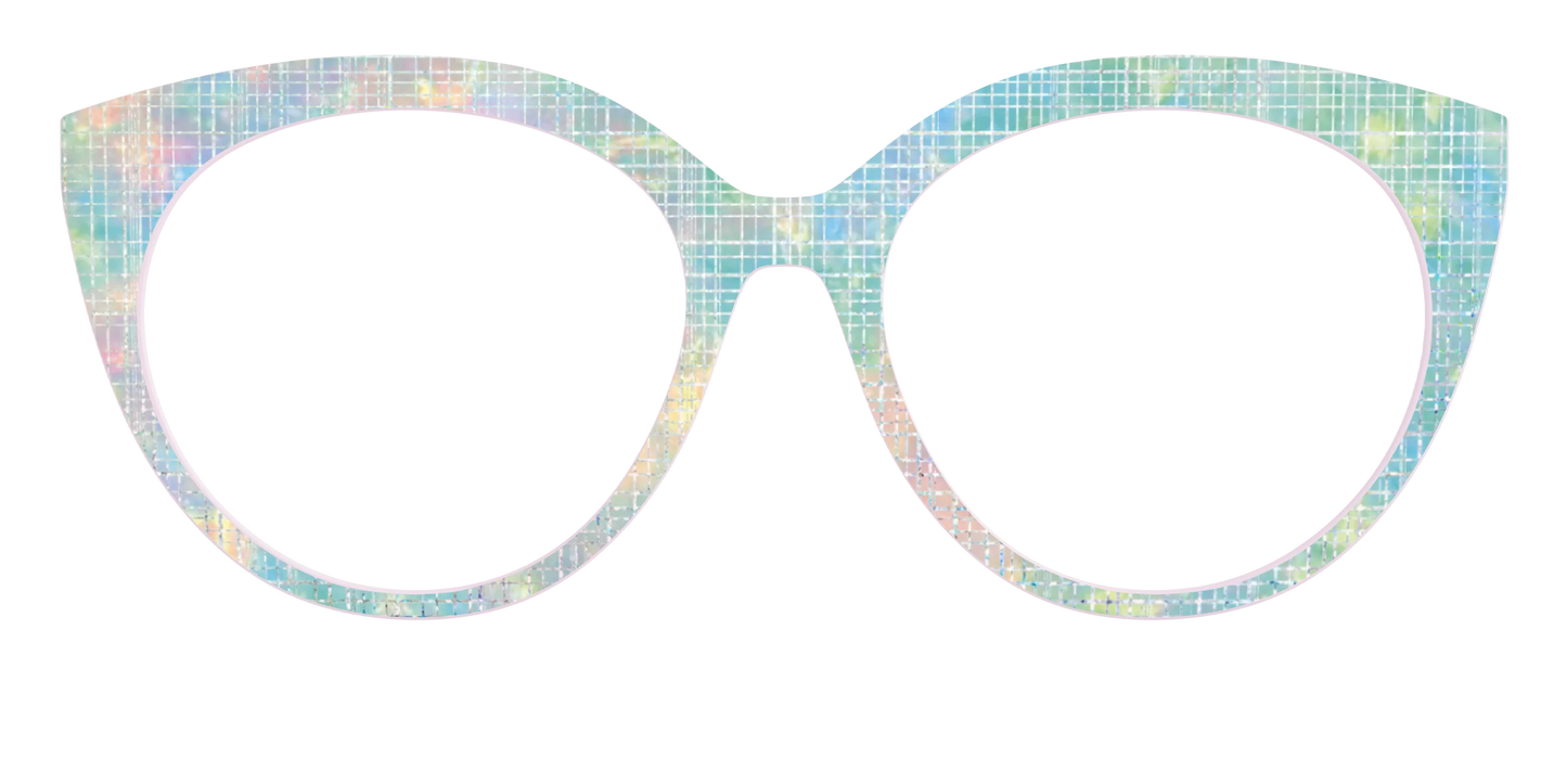 The Pastel Gradient with Holographic Hatching