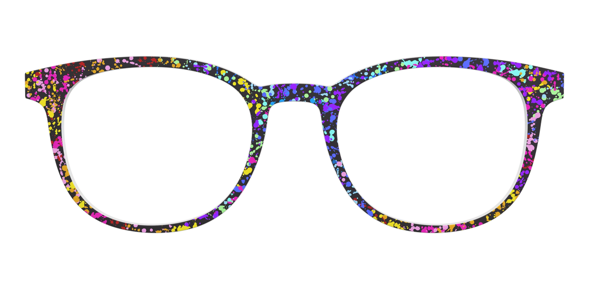 The Rainbow Splatter Black