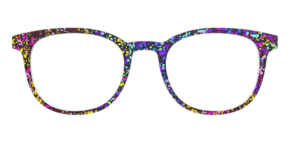 The Rainbow Splatter Black