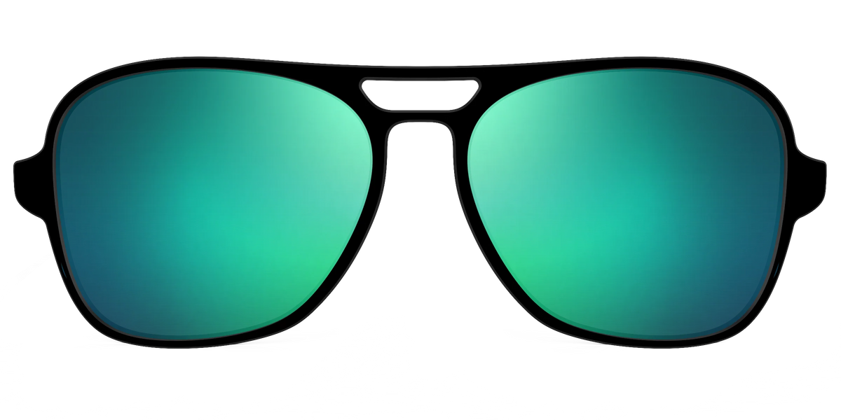 The Polarized Green Reflective Sun Top
