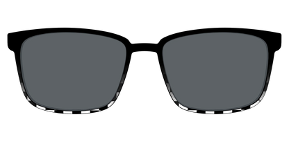 The Polarized Checkerboard Fade Sun Top