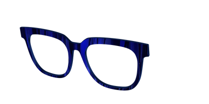 The Indigo Moire Stripes