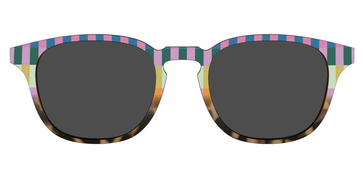 The Polarized Summer Stripes Tortoise Sun Top
