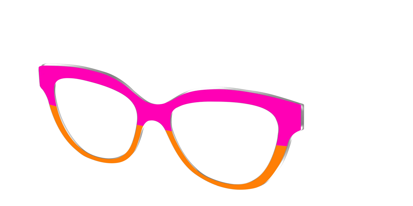The Cerise and Tangerine Split