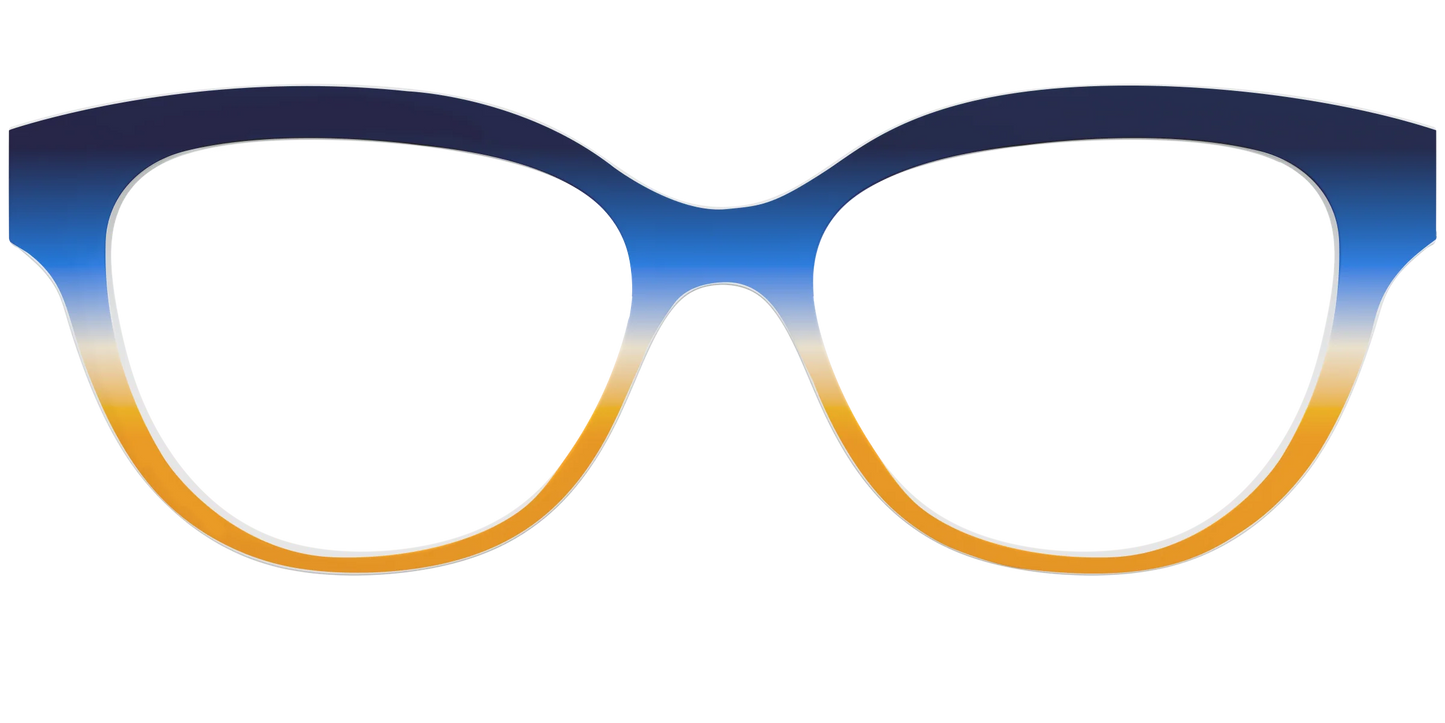 The Royal Blue to Gold Gradient