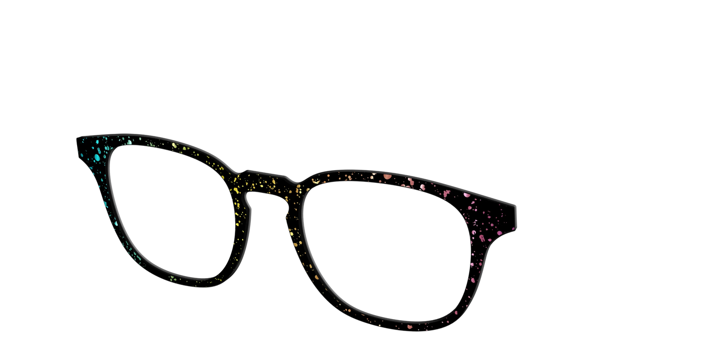 The Rainbow Foil Splatter