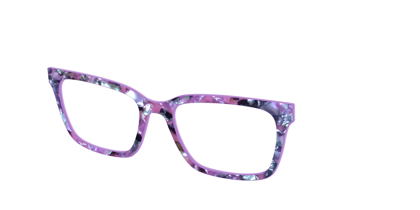 The Sunset Hibiscus Pearl Tortoise