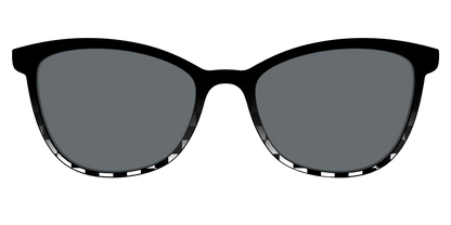 The Polarized Checkerboard Fade Sun Top