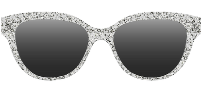 The Polarized Silver Sparkle Sun Top