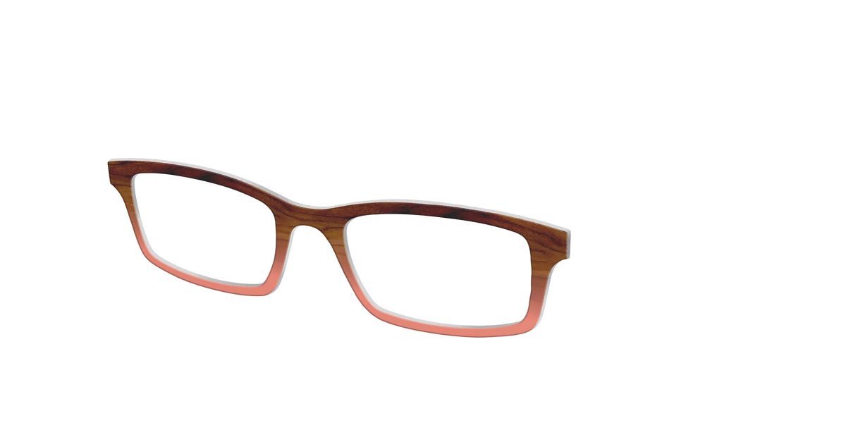 The Woodgrain to Peach Gradient