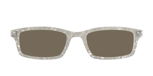 The Polarized White Quartz Pearl Sun Top