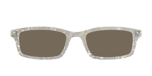 The Polarized White Quartz Pearl Sun Top
