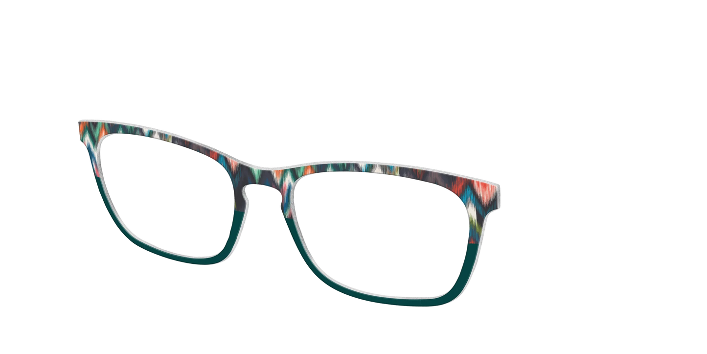 The Teal Ikat Split
