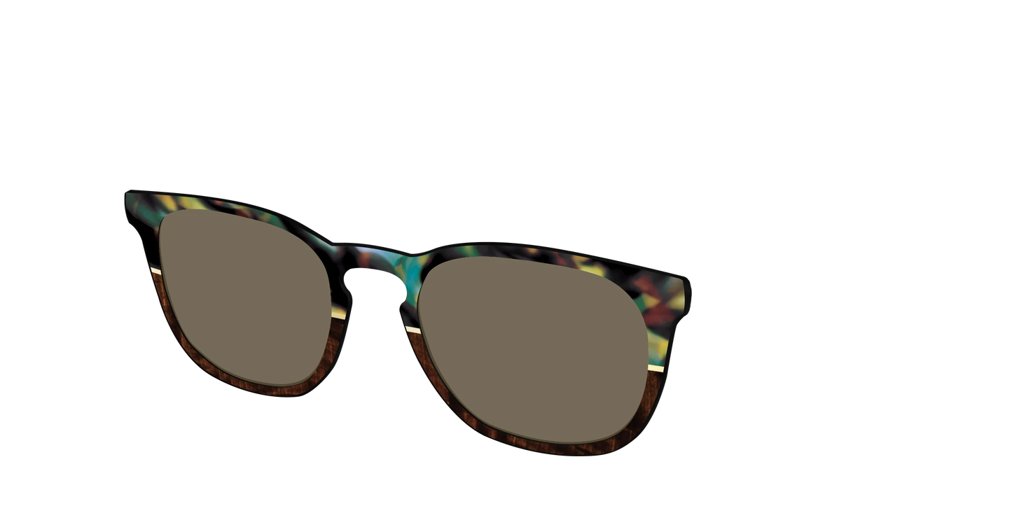 The Polarized Mirage Split with Gold Foil Sun Top