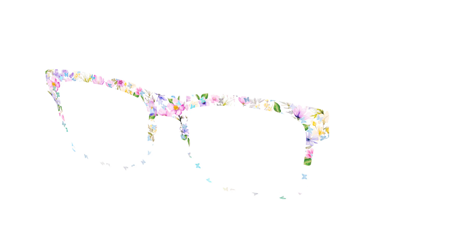The Delicate Flower Crown with Butterfly Glitter
