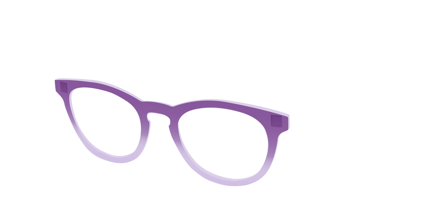 The Plum to Lilac Gradient Crystal