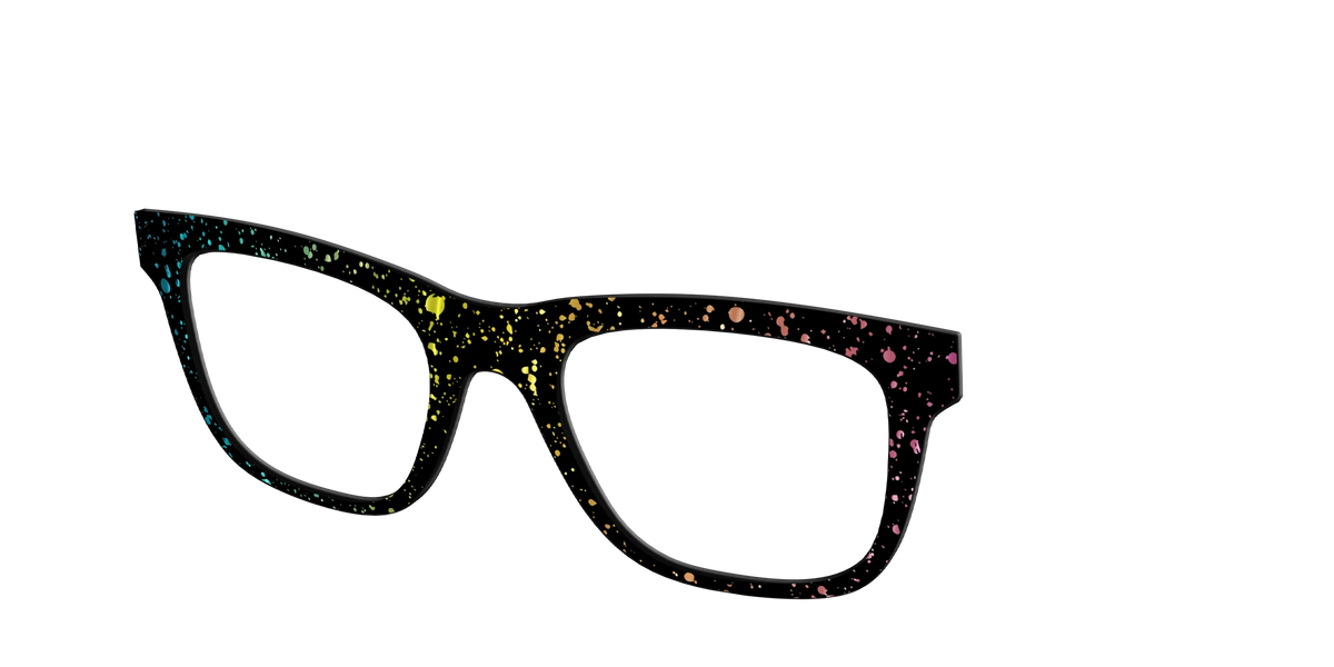 The Rainbow Foil Splatter