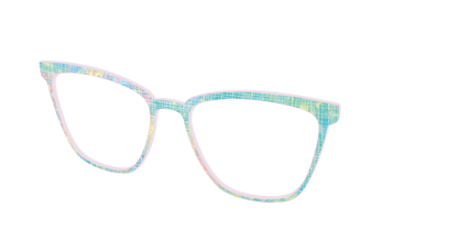 The Pastel Gradient with Holographic Hatching