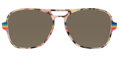 The Polarized Prism Split Tortoise Sun Top
